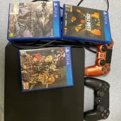 PS4 CUH-2000A 500G+ソフト3本 薄型 本体のサムネイル
