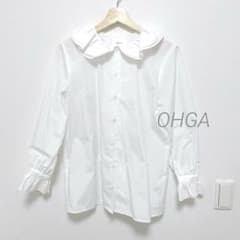 OHGA 襟フリルブラウス - メルカリ