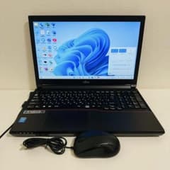 Y218 富士通ノートパソコンi5 SSD480G高速Windows11オフィス - メルカリ