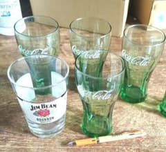 6個セット】コカコーラ グラス 360ml ジェヌイン 石塚硝子 アデリア