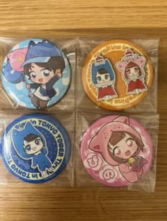 ちろぴの 缶バッジ 4個セットのサムネイル