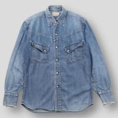 未使用品】levi's XL ショートホーン ウエスタン デニムシャツ 復刻品