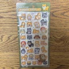 正規品 クーリア 和柄 ボンボンドロップシール 柴犬 しばけん 犬のサムネイル