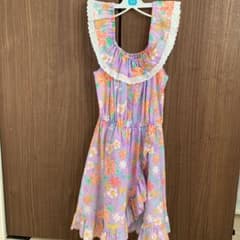 紫花柄ワンピースのサムネイル