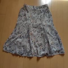 CORDIER ペイズリー花柄 フレアスカート　美品♡のサムネイル