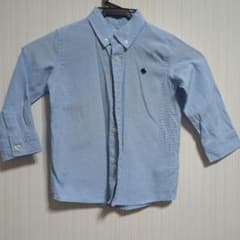POLO Baby 水色 長袖ポロシャツ 95cmのサムネイル