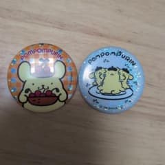 ポムポムプリン 缶バッジ 2個セットのサムネイル