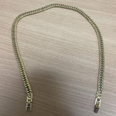 6面カット喜平天然ダイヤ純チタンネックレス55センチ　未使用のサムネイル