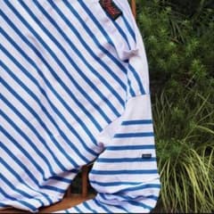 OUTIL Pilgrim Surf+Supply バスクシャツ　別注 OUTIL Pilgrim Surf+Supply バスクシャツ 別注 - メルカリ