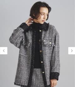 完売品！GRACE CONTINENTAL ツイードオーバーシャツジャケット - メルカリ