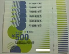 サツドラ優待券3000円分のサムネイル