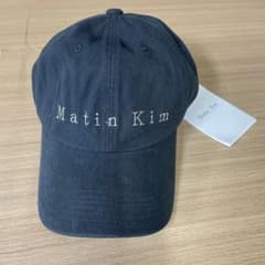[신품]Matin Kim 마틴 김 다크 그레이 캡 한국