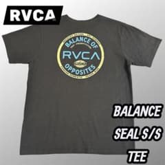 RVCA ルーカ BALANCE SEAL Tシャツ L 黒 バックプリントのサムネイル