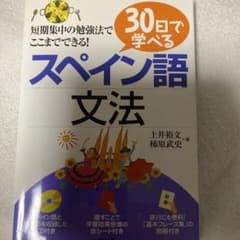 30日で学べるスペイン語文法のサムネイル