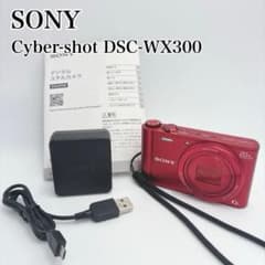 SONY Cyber-shot DSC-WX300 レッド サイバーショット - メルカリ