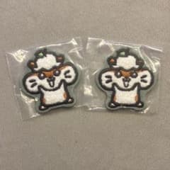 はま寿司　コロコロクリリン ワッペンシール 2個セット ちょっとちょーだい