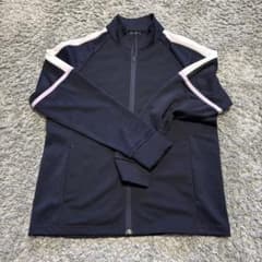 IGNIO ネイビー ジッパー付きジャケット Mサイズのサムネイル