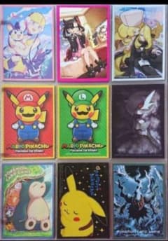 ポケモンカード デッキシールド キャラクタースリーブ 9種類 バラ売り