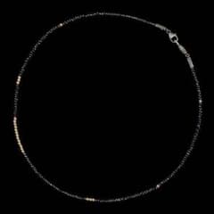 短期出品！SJX ネックレス ブラックゴールドのサムネイル