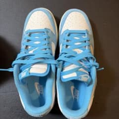 NIKE Dunk Low ライトブルー ホワイト スニーカーのサムネイル