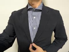 Perfect Suit Factory 長袖シャツ ストライプのサムネイル