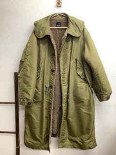 45rpm オリーブ色 フード付きモッズコート - メルカリ