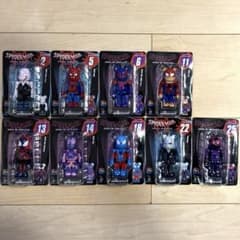 Happy Lottery BE@RBRICK Spider-Man Keychain 5-Piece Set