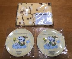 アオキ  スヌーピー 2024年 プレート・ブランケット セットのサムネイル