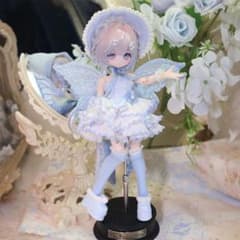 ブラインドドール アウトフィット ドール服 ドレス レース 1/12-E203