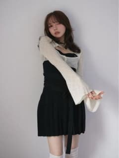 andmary Mimi ribbon mini dressのサムネイル