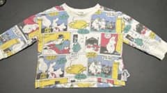子供服 ベビー服 90㎝ ムーミン コミック柄 長袖Tシャツ バースデイのサムネイル