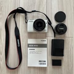 Canon ミラーレス一眼カメラ EOS M100 ダブルレンズキット ホワイトのサムネイル