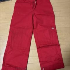 Dickies 赤 ワークパンツのサムネイル