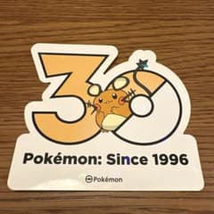 韓国 ポケモン30周年ステッカー デデンネ - メルカリ