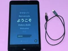 ★au ASUS★アンドロイド タブレット ブルー★線付き 中古品★のサムネイル