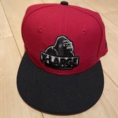 X-LARGE 9FIFTY キャップ 赤/黒のサムネイル