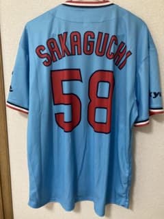 東京ヤクルトスワローズ　58 阪口皓亮投手ユニフォームのサムネイル
