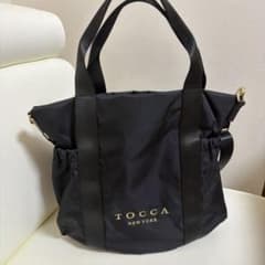 TOCCA トートバッグ ブラック - メルカリ