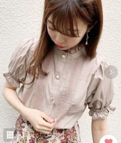 早い者勝ち◎ イロイロボタンハイネックブラウス apres jourのサムネイル