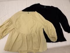 Pearls 授乳ケープ一体型 チュニックブラウス 2色セットのサムネイル