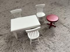 ミニチュア ダイニングテーブルセット - 3