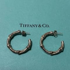 TIFFANY バンブーフープ ピアス ラージサイズ SV925 - メルカリ