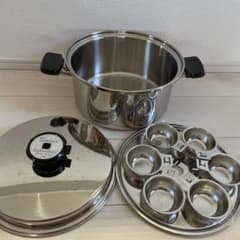 未使用　REGAL リーガル クイーンズコレクション 片手鍋・蒸し器セット m49101037693_1.jpg?1717577919