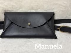 Manuela(マヌエラ) レザーベルトバッグ　新品未使用のサムネイル