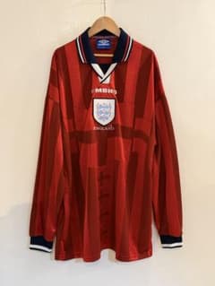 97-99 イングランド代表 アンブロ アウェイユニフォーム XLサイズ
