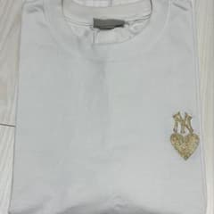 韓国 MLB 韓国 ユニセックス ハート型ロゴ ゆったり 半袖 Tシャツのサムネイル