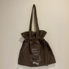 新品、未使用♡ブラウン ドローストリング　ショルダーバッグ♡のサムネイル