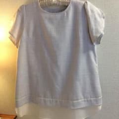 裾シフォン ブラウス  Lサイズのサムネイル