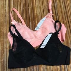 新品セシール  ノンワイヤーブラ２枚のサムネイル