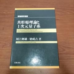 共形場理論と1次元量子系のサムネイル